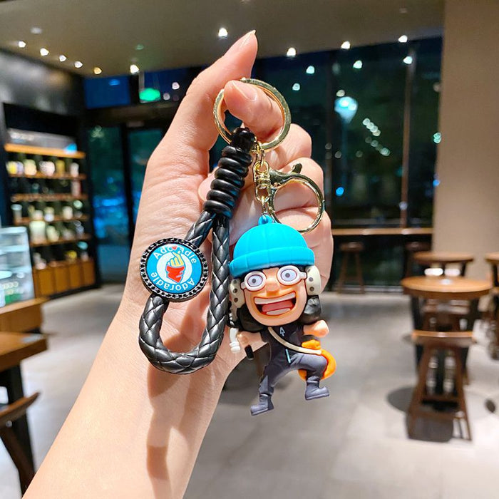 Wholesale Metal Keychain Cartoon Anime Cosplay Bag Charm Gift for Car Key Accessory MOQ≥2