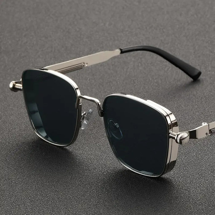 Wholesale Retro Box Metal Sunglasses Universal Personalized Sunglasses
