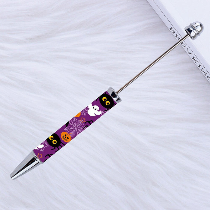 Wholesale Halloween Plastic Beaded Ballpoint Pen JDC-PN-GanCai007