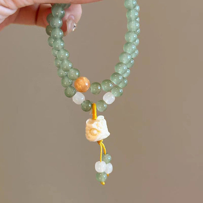 Wholesale Double layered beaded bracelet for women, simple, cold and refreshing bracelet