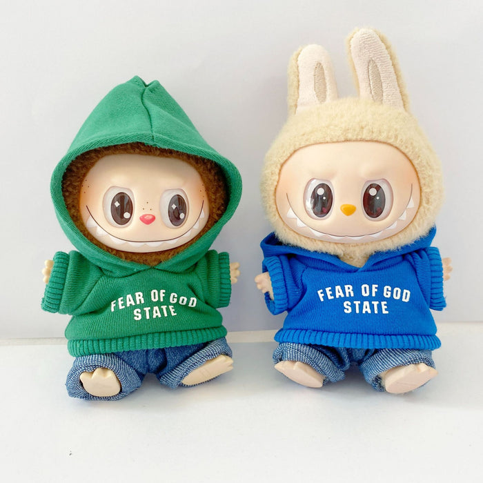 Wholesale Pendant Trendy Doll Sweatshirt Outdoor Sports Hoodie Set Doll Clothes