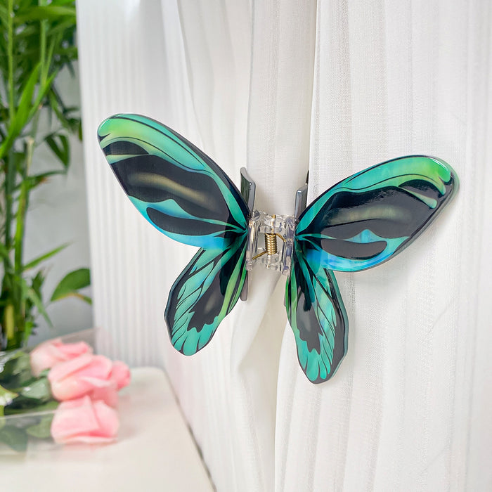 Wholesale Handmade Acrylic Butterfly Hair Clip Fashion Accessory