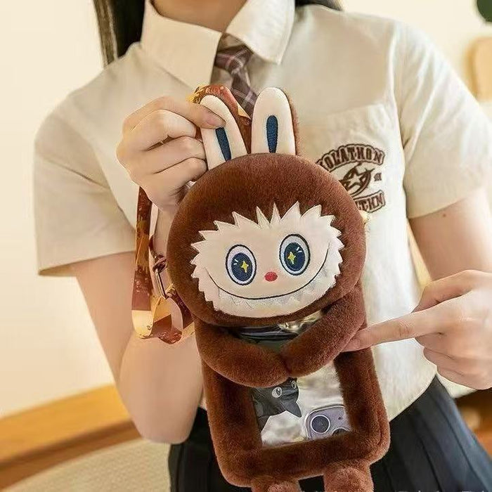Wholesale Cartoon Doll Plush Bag Cute Plush Toy Backpack Crossbody Casual Versatile Birthday Gift