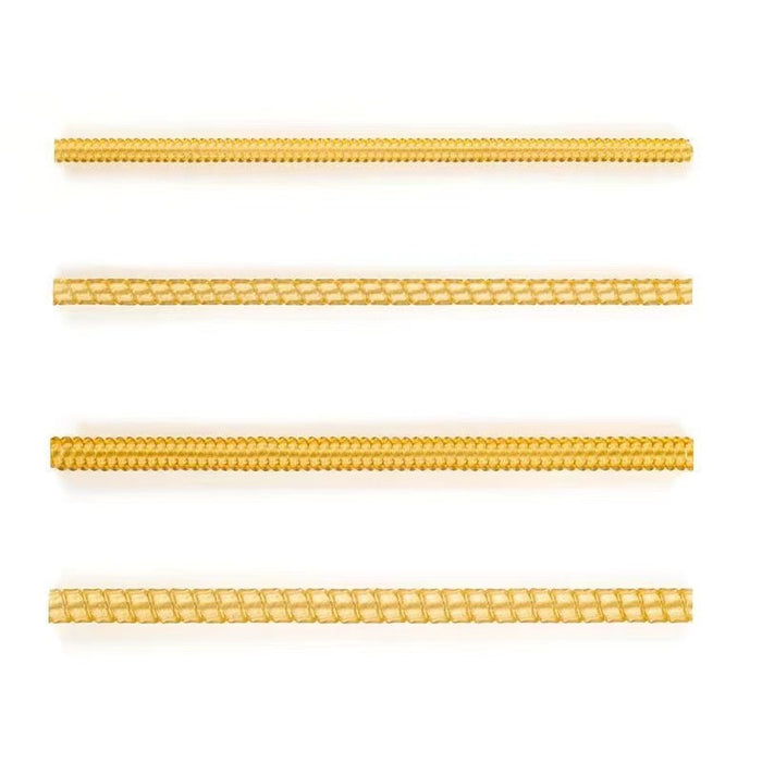 Wholesale Gold transparent plastic invisible ring size spring rope transparent ring adjuster
