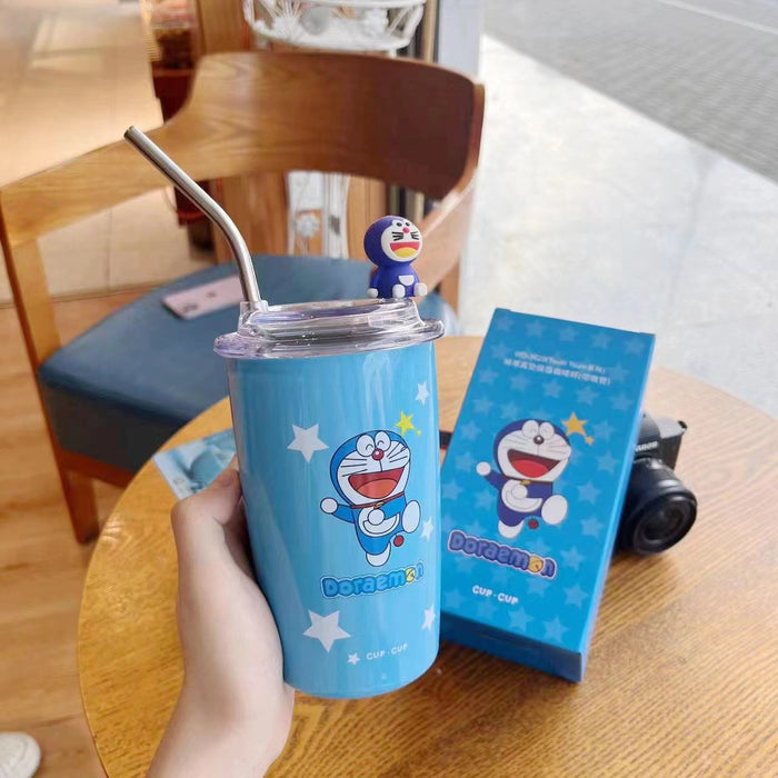 Wholesale Bear Thermos Cup Straw Cup Water Cup Coffee Cup Office Cup