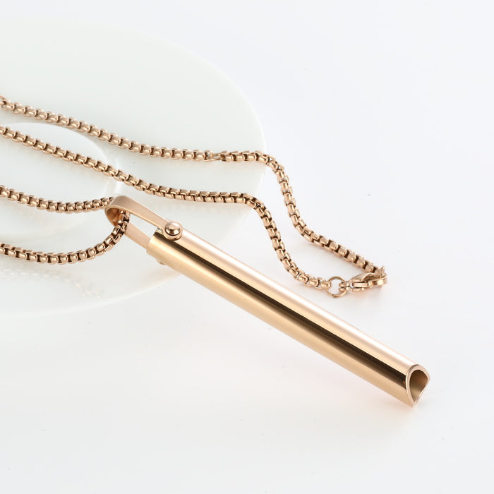 Wholesale Whistle necklace adjustment decompression ring set