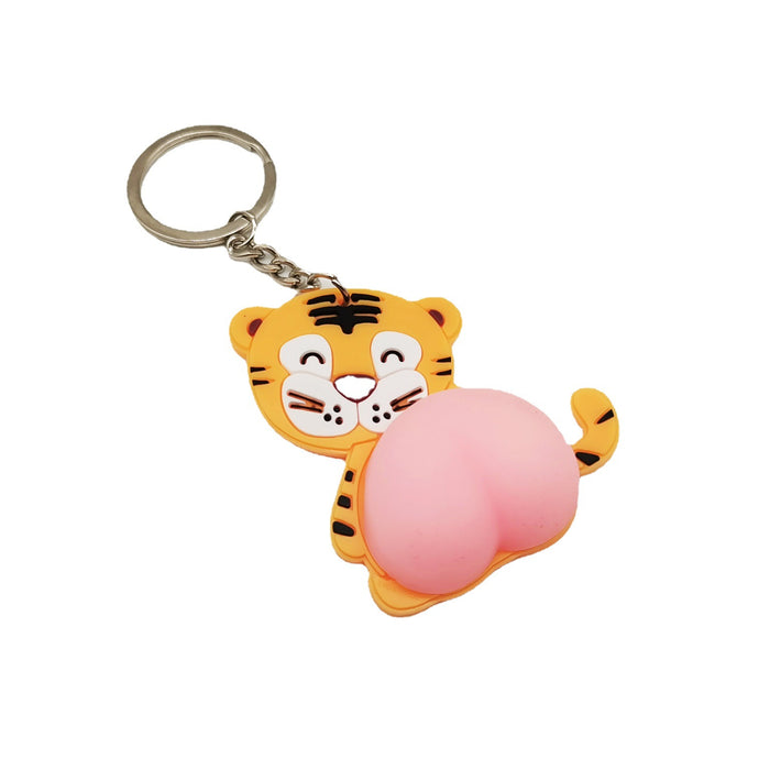 Wholesale PVC Butt Doll Keychain JDC-KC-XiangY066