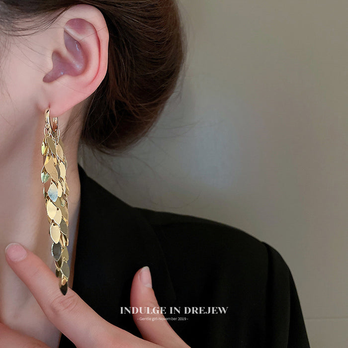 Wholesale Tassel Wheat Ear Statement Earrings for Women