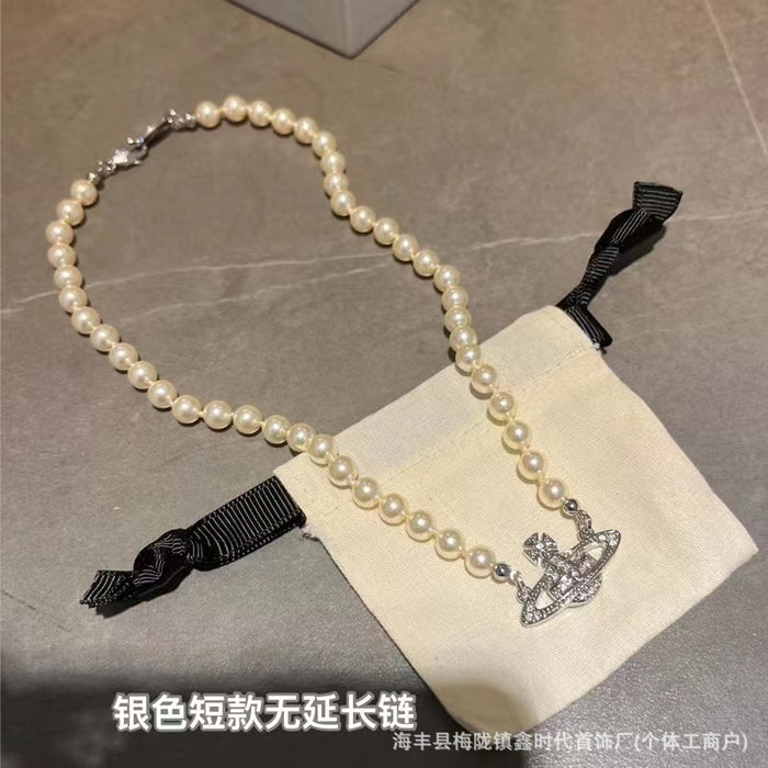 Wholesale Pearl necklace, pearl collarbone chain