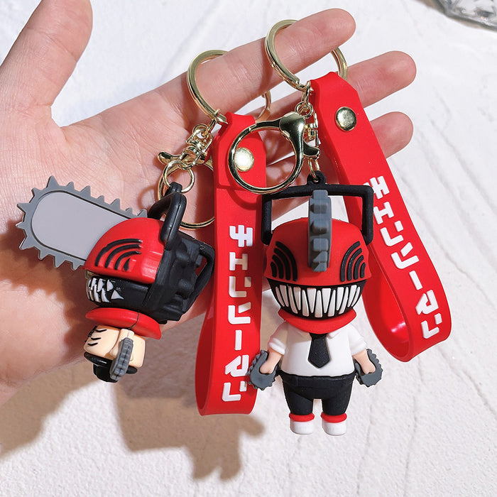 Wholesale Cartoon Silicone Doll Keychain JDC-KC-QiChao038