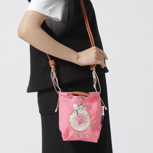 Wholesale Needle Embroidered Donut Mini Bag Mini Shoulder Crossbody Bag Handbag Canvas Bag