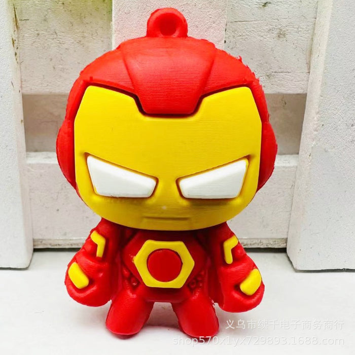 Wholesale Cartoon keychain pendant figurine, archaeological figurine, small gift, exquisite backpack