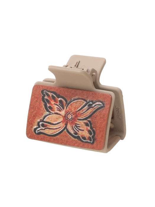 Wholesale Western Style Cactus Butterfly Flower Leather Hairpin Women Shark Clip Clamp AliExpress