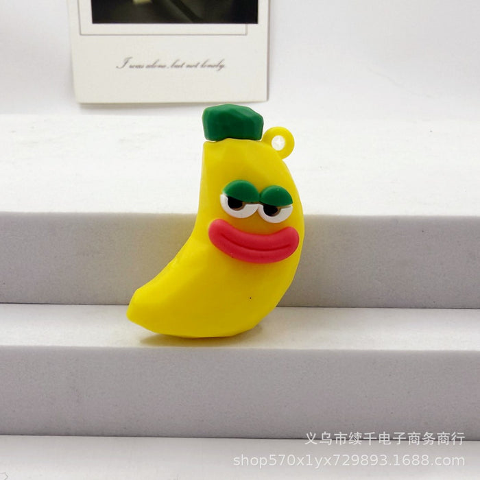 Wholesale Cartoon and funny keychain pendant, figurine blind box, handmade accessory keychain