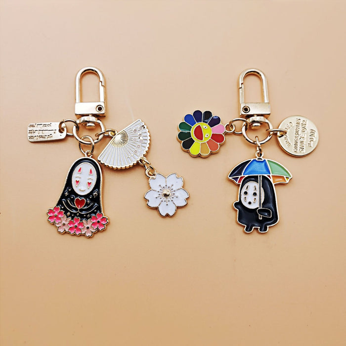 Wholesale Cartoon Surrounding Faceless Male Doll Key Creative