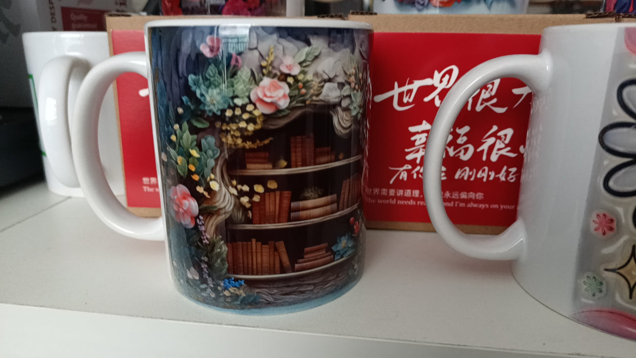 Wholesale Ceramic Mug 3D Design JDC-CUP-YS002