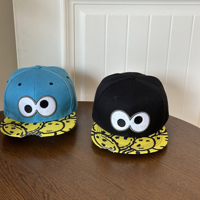 Wholesale Baseball cap embroidered lightning duckbill cap sunshade and sun protection cap flat edge duckbill cap