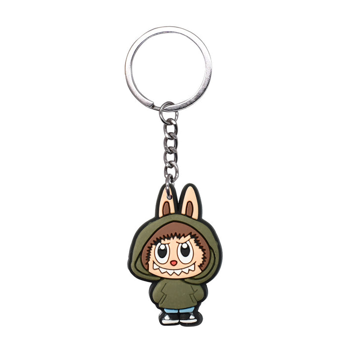 Wholesale Cartoon Pvc Key Chain Small Gifts Cute Key Ring DIY School Bag Pendant Key Chain
