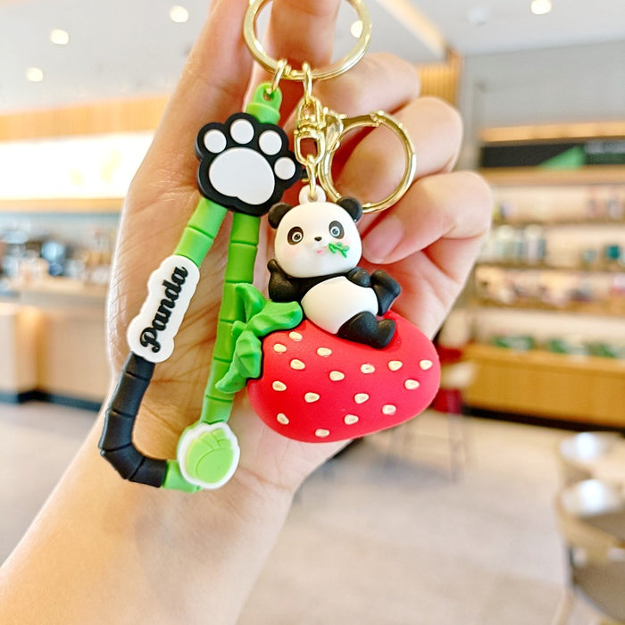 Wholesale Silicone Cartoon Doll Keychain JDC-KC-MingT167