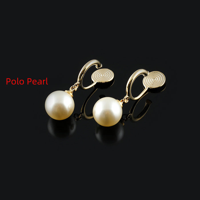 Wholesale Pearl Ear Buckle Earrings Earrings Pendants Temperament Earrings Earrings Earrings Earrings Clips No Earholes
