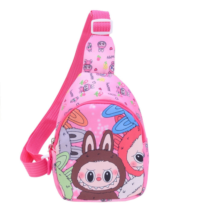 Wholesale Children' s Chest Bag Cartoon Cute Small Backpack Kindergarten Crossbody Bag Outdoor Coin Purse