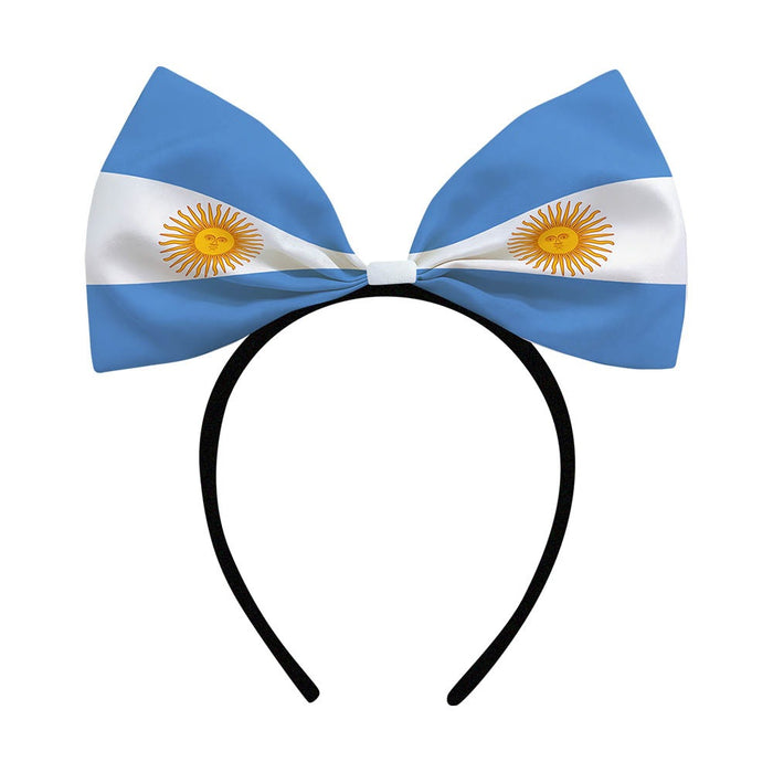 Wholesale 3pcs World Cup Headbands with Bows Decorations