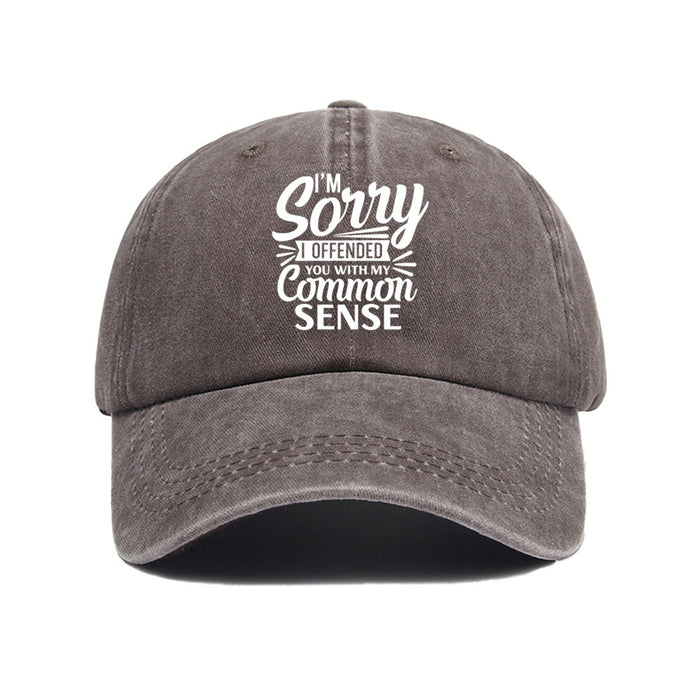 Wholesale New letter baseball cap with personalized curved roof and dome sunshade hat