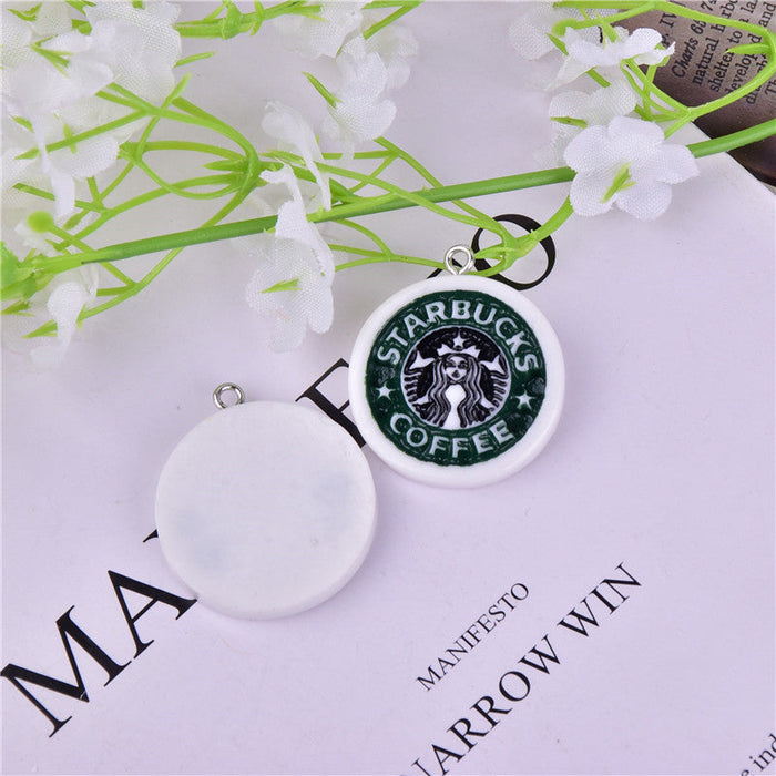 Wholesale 10PCS Stereo Coffee Resin Accessories JDC-BDS-KeJin003