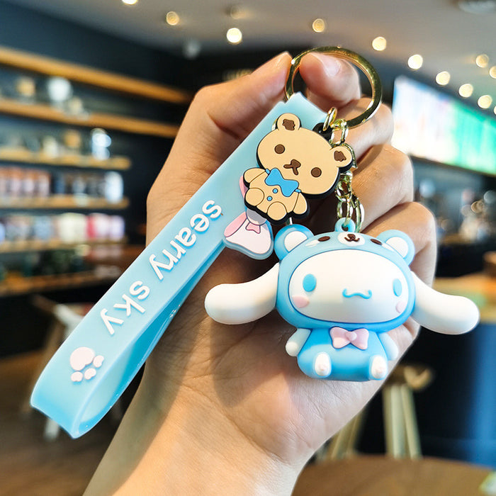 Wholesale Cartoon Keychain Dog  Pendant Cute Cartoon Key Chain