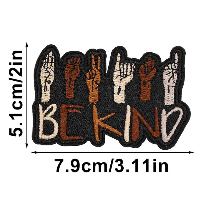 Wholesale Cartoon Animation Black Cloth DIY Patches