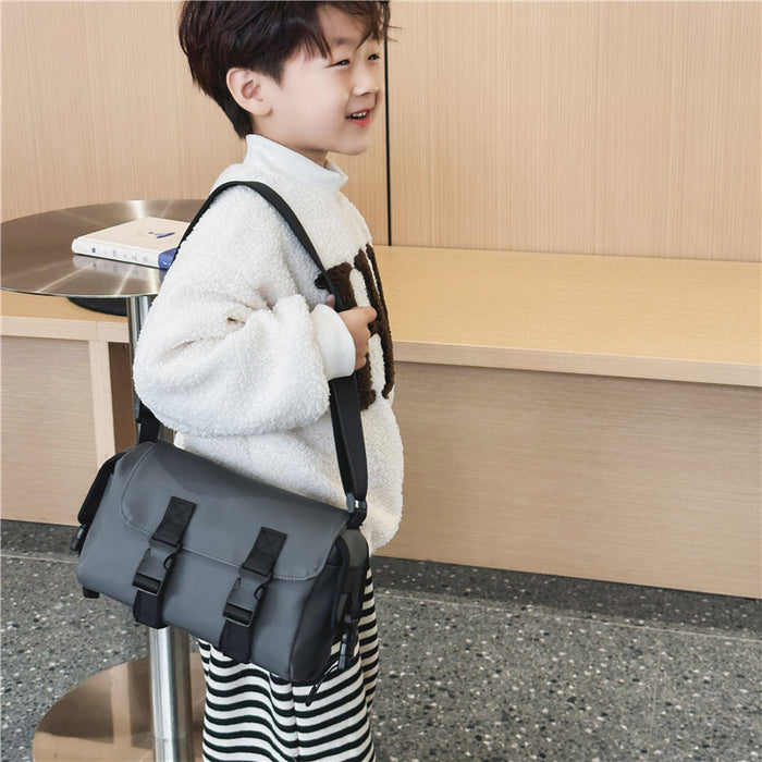 Wholesale Pu Personalized Workwear Children's Crossbody Bag JDC-SD-YuanDuo090