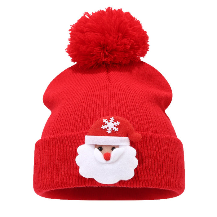 Wholesale Christmas-themed cute winter knitted Fashionhat for men and women