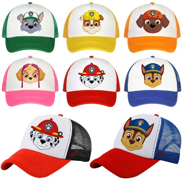 Wholesale Cartoon Character Ball Cap Mesh Breathable Dome  Sports Hat