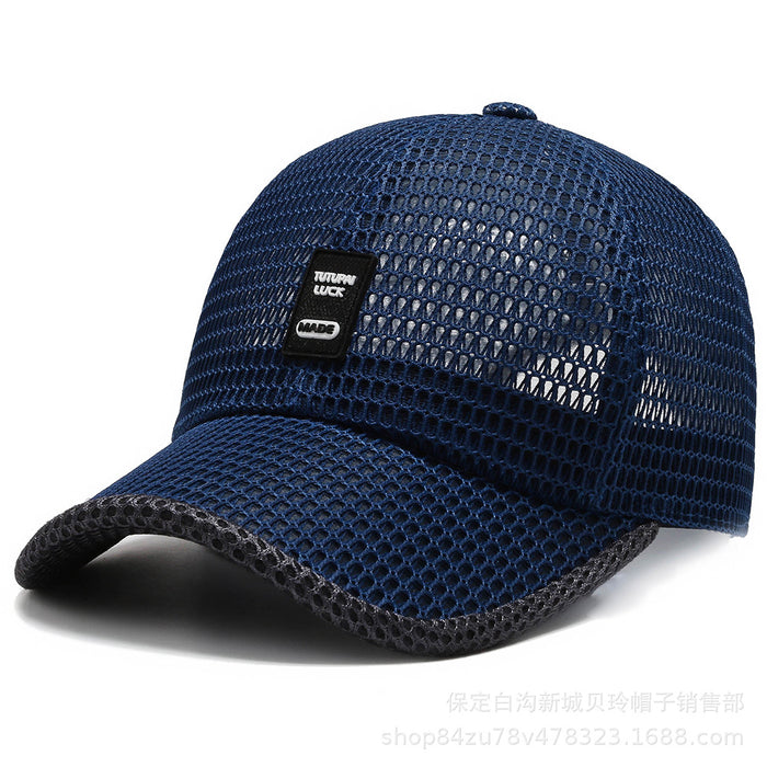 Wholesale Hat Mesh Baseball Hat Sunshade Breathable Sports and Leisure Sunscreen Hat