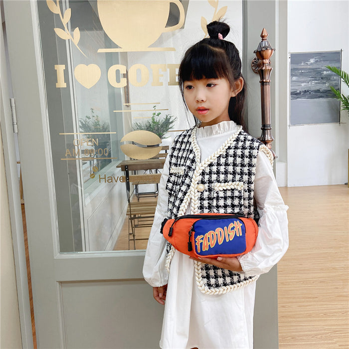 Wholesale Children's Waist Bag  Crossbody Shoulder Bag Waist Bag Girls' Chest Bag Trendy