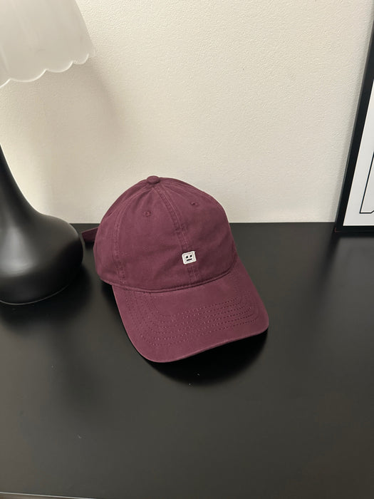 Wholesale Smiley face embroidered baseball cap