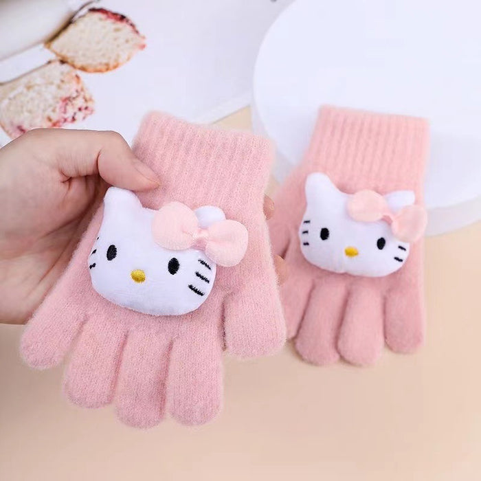 Wholesale Children' s Gloves Finger Cute Winter Gloves