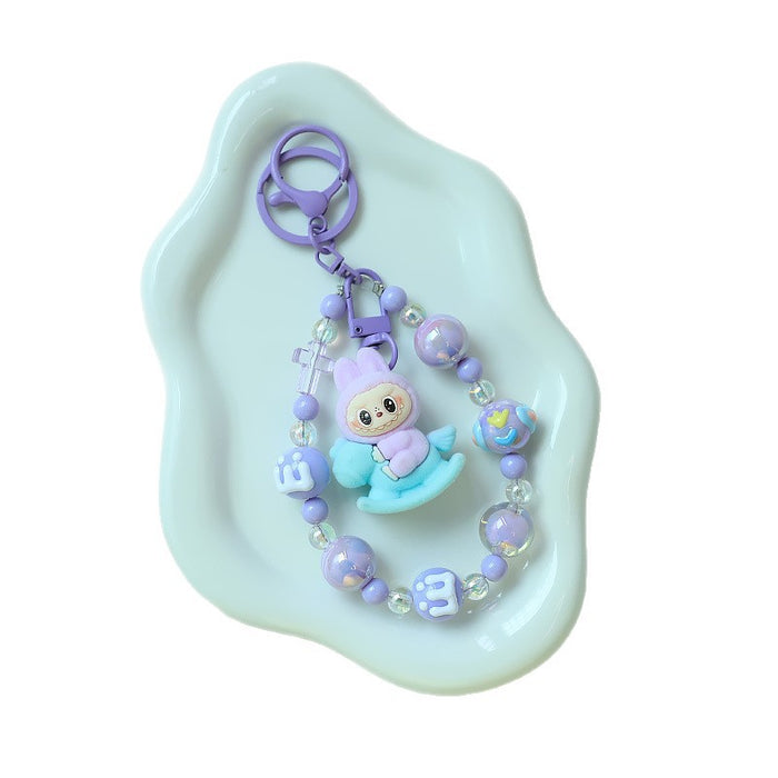 Wholesale Internet Celebrant Cross-border Trojan  Keychain Doll Pendant Cute Three-dimensional Cute Grain Tide Play Blind Box Bag Hanging Ornaments