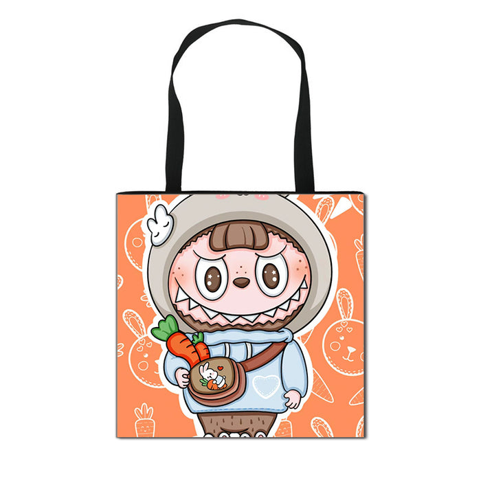 Wholesale Shopping Bag Cute Storage Bag Polyester Satchel Large Capacity  Bag