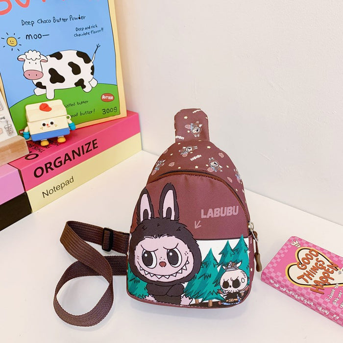 Wholesale Children's chest bag cartoon printed crossbody bag change shoulder bag wholesale