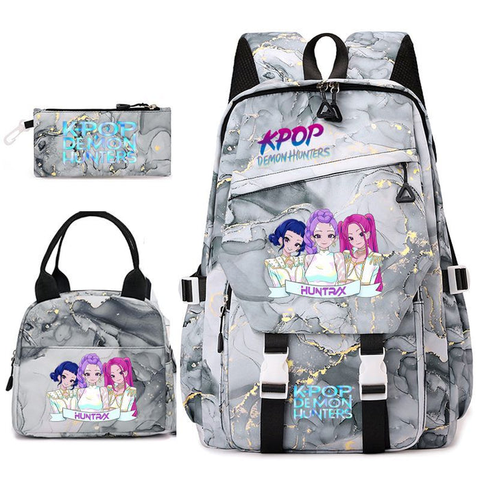 Wholesale Kpop Cute Cartoon Theme Series Student Backpack Bags 3-Piece Set