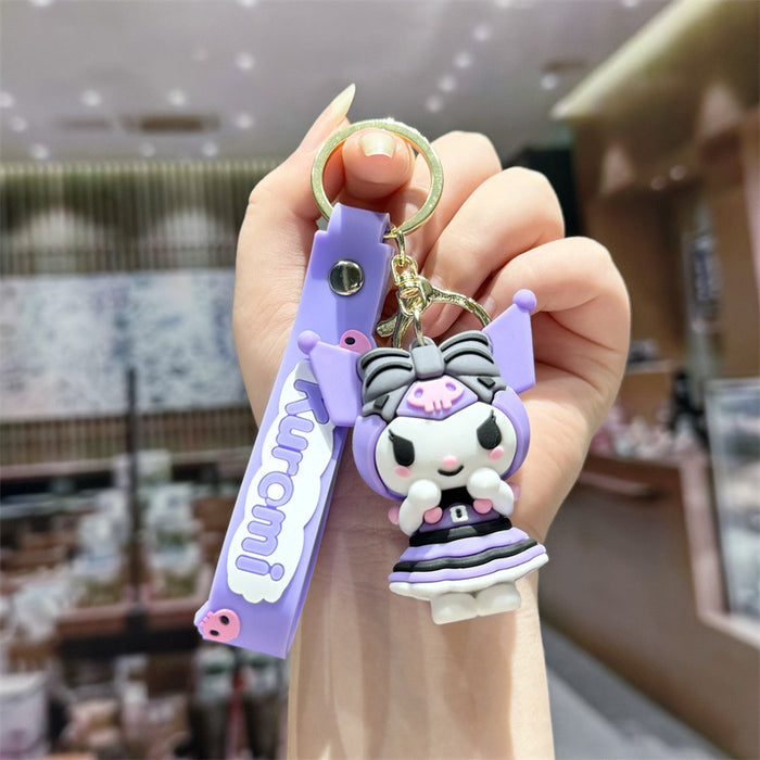 Wholesale Cartoon Silicone Doll Keychain JDC-KC-HaoXi007