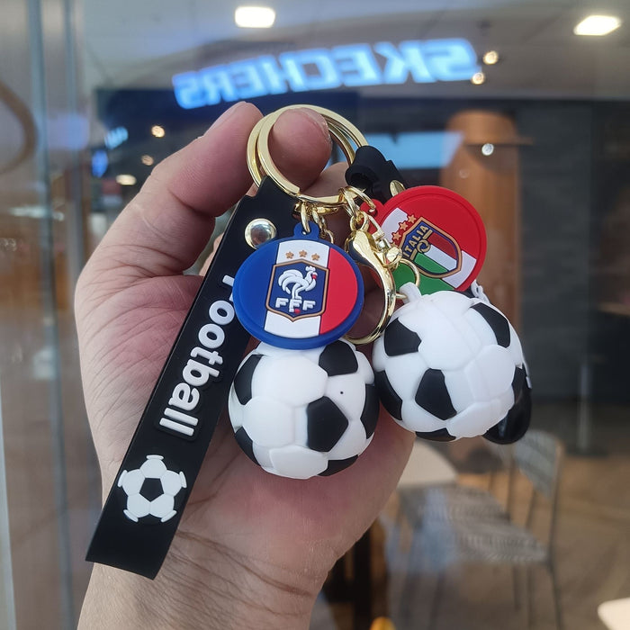 Wholesale Cartoon Football Commemorative Keychain