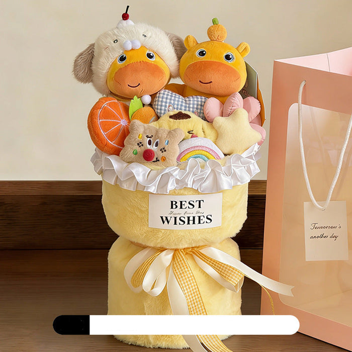 Wholesale Birthday gift plush doll bouquet