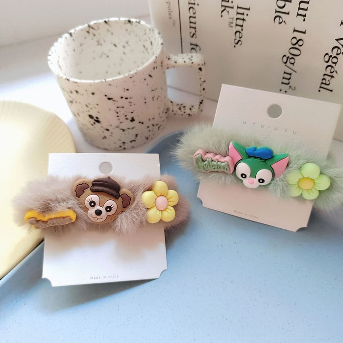 Wholesale Cute cartoon plush hair scrunchies