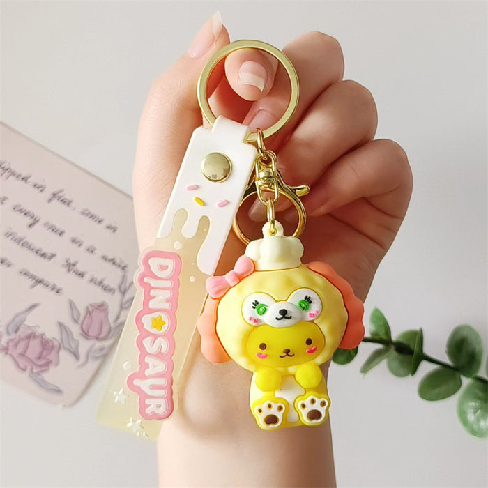 Wholesale Cartoon Silicone Doll Keychain JDC-KC-HaoXi009