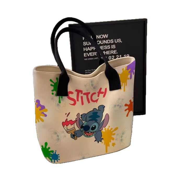 Wholesale Printed cartoon versatile square three-dimensional canvas bag