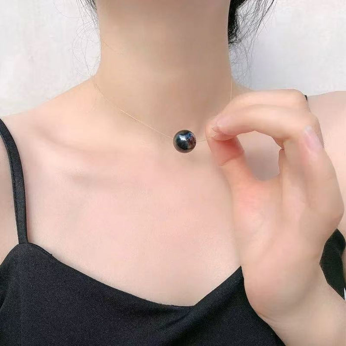 Wholesale Minimally designed pearl necklace, collarbone chain, niche temperament, versatile necklace