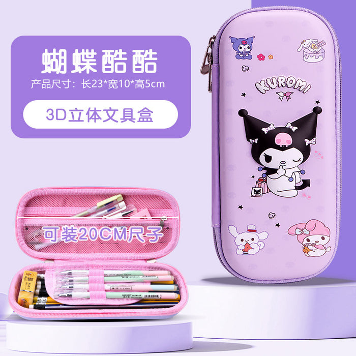 Wholesale Cartoon Pencil Case for Primary School Students Large Capacity Storage