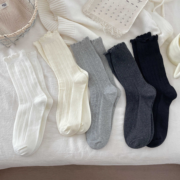 Wholesale Socks, Knitted Socks, Middle Socks, Cotton Stacked Socks